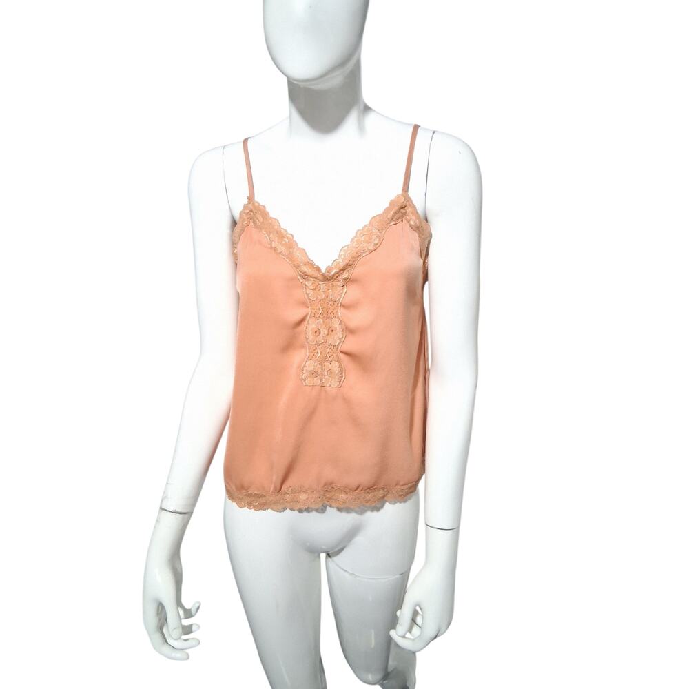 Y2K Forever 21 Satin Lace Whimsical Fairycore Womens size XS Dainty Romantic Top